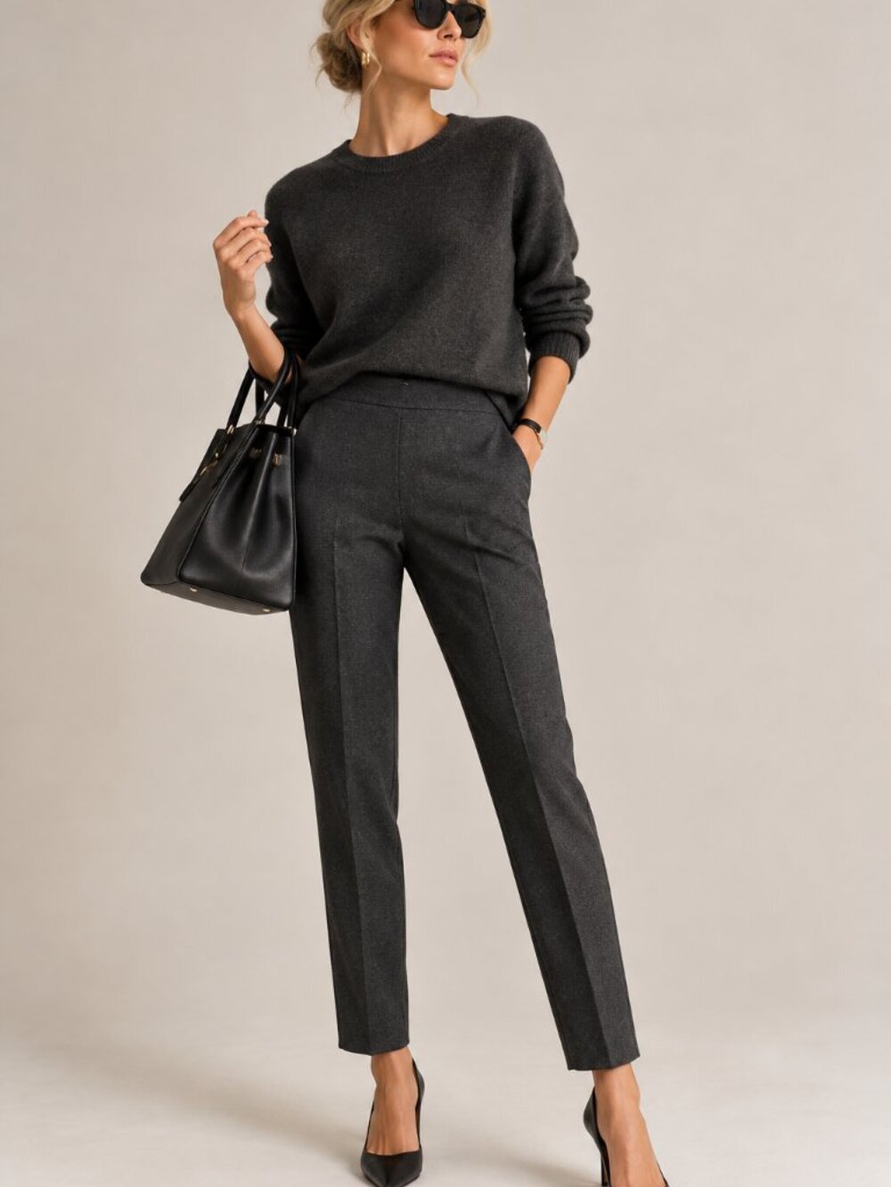 J CREW | Pixie Charcoal Grey Stretch Skinny Pants - Medium